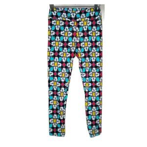 LuLaRoe OS Disney Mickey Mouse  Winky Face Leggins